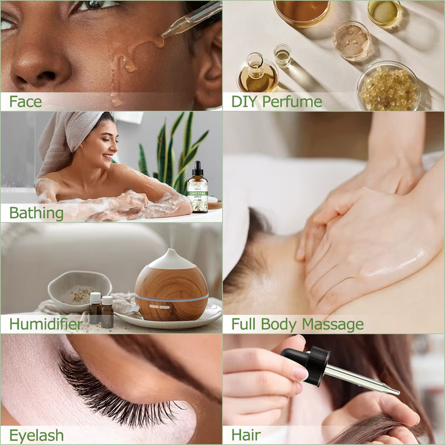 Hllozzi Gardenia Ätherisches Öl für Hautpflege, Haare und Duftdiffusor - Bild 5