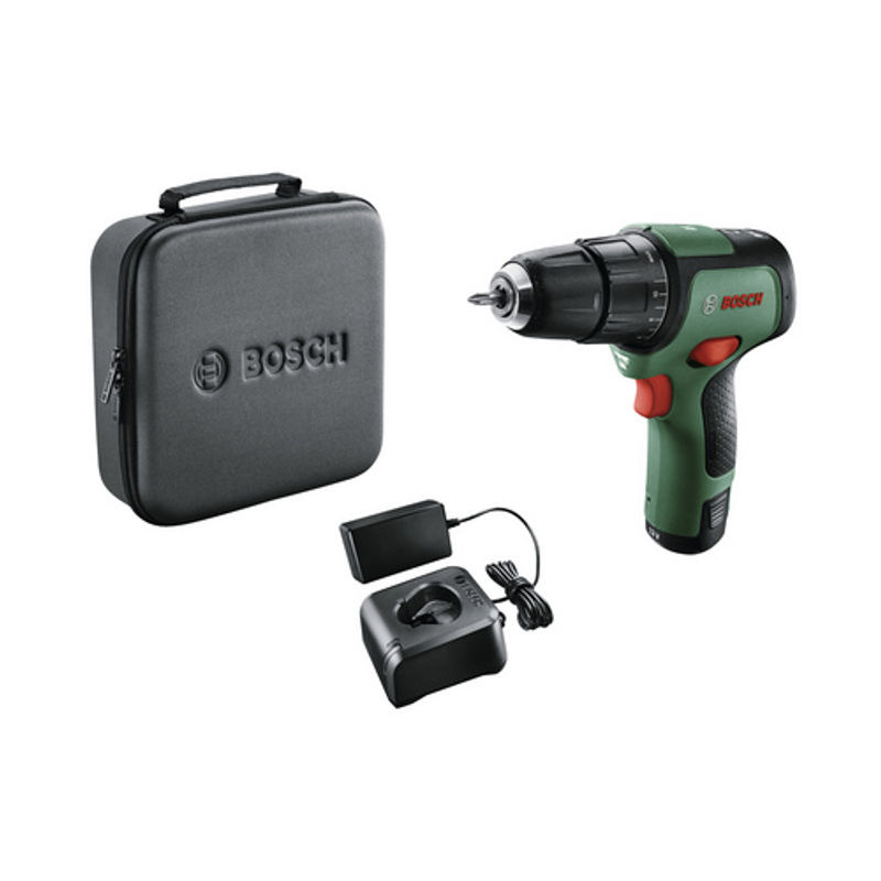 Bosch EasyImpact 12 Akku-Schlagbohrschrauber in Grün/Schwarz mit 12V, 2,0 Ah Akkupack und Ladegerät - Bild 2