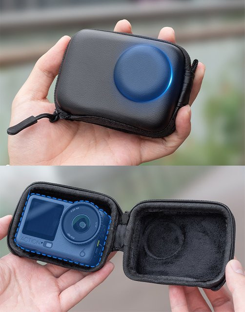 Osmo Action 6 Tragetasche von DJI in Schwarz – PU-harte Aufbewahrungstasche als Reiseschutz und Schutzzubehör - Bild 1