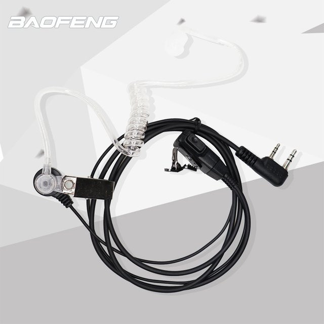 Baofeng Air Acoustic Tube 2-poliger PPT-Ohrhörer In-Ear Headset für Walkie Talkie und Funkgeräte wie UV-5R UV82 BF888S - Bild 1