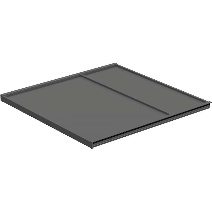 Ninka Deckelplatte aus Kunststoff in Dunkelgrau matt mit einer Korpusbreite von 50 cm und einer Korpusseitenstärke von 16 mm - Bild 2