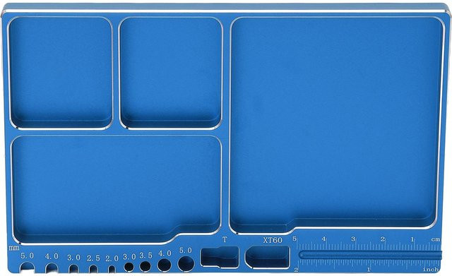 Magnetische Schraubenablage aus Aluminiumlegierung von CosyHome in Blau - Bild 1