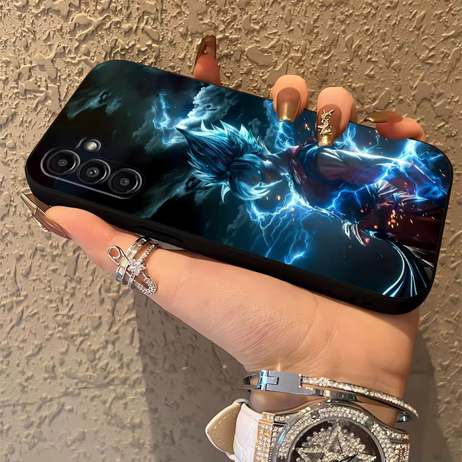 Dragon Ball Art Goku Handyhülle für Samsung Galaxy A-Serie in Schwarz - Bild 3