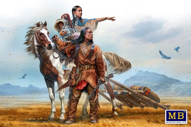 Master Box On the Great Plains - Indian Wars Series, Modell, 1:35 - Bild 1