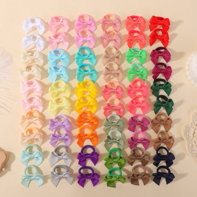 BABY BOWS Haargummis mit Schleifen, Set, Kinder - Bild 1