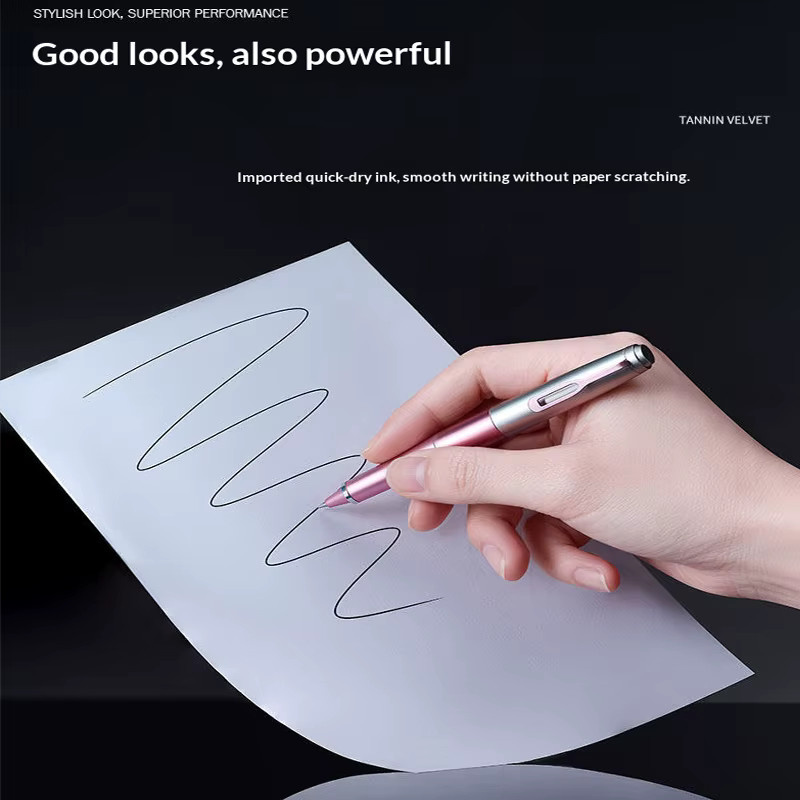 TANOOCI Magnetstift mit Kugelspitze und 0,5 mm Mine, einziehbarer Metallstift in Mehrfarben für den täglichen Gebrauch und Prüfungen - Bild 4