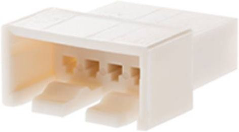 Molex Stiftgehäuse-Kabel 29110123 in Weiß aus Kunststoff - Bild 1