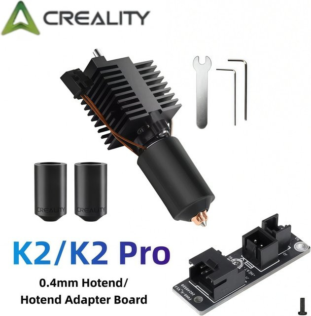 Creality K2 / K2 Pro Hotend-Düse und Hotend-Adapter-Board-Kit für Hochtemperatur-Extruder 3D-Drucker-Upgrade - Bild 1