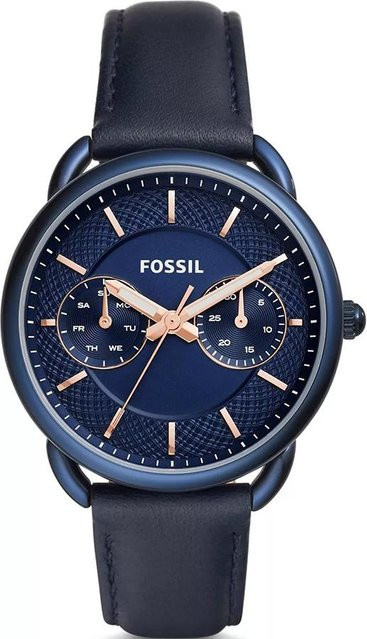 Fossil Armbanduhr, Quarz, Edelstahlgehäuse, Grau, Damen - Bild 1