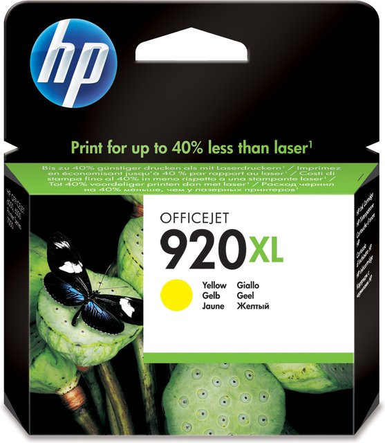 HP 920XL Original Druckerpatrone Tinte Gelb CD974AE - Bild 2