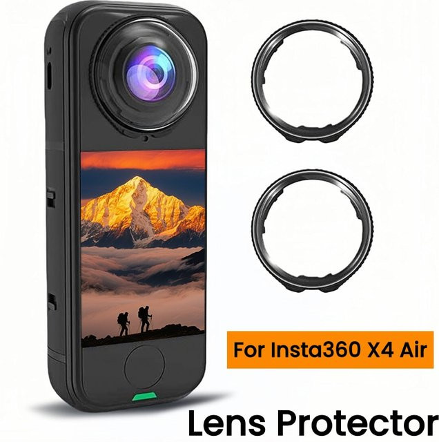 Insta360 Objektivschutz für Insta360 X4 Air, kratzfester und schnell abnehmbarer Kamerazubehör in Transparent - Bild 1