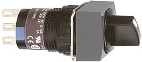 Schneider Electric XB6ECD222P Wahlschalter, Schwarz, Kunststoff, 5er Pack - Bild 1