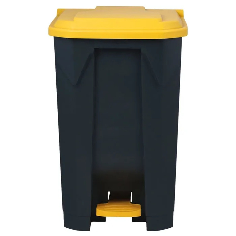 Floordirekt Mülleimer Olaf Tretmülleimer Gelb 100 Liter - Bild 2
