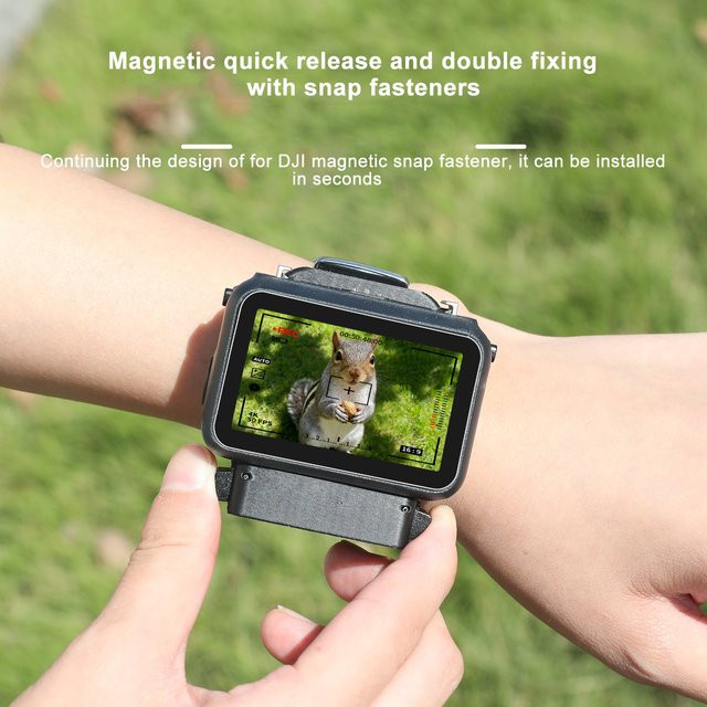 DJI Osmo Nano Thumb Camera Armband-Gurthalterung und Vision Dock Multifunktionale Armband-Erweiterung in Schwarz - Bild 1