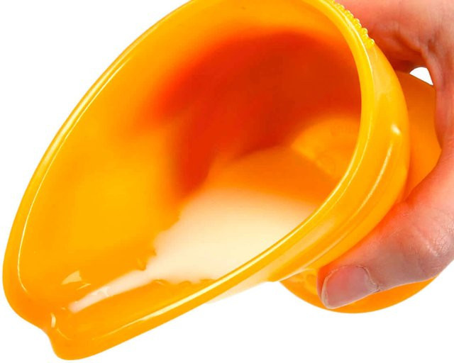 Hoppediz CamoCup Trinklernbecher mit Soft-Spout in Gelb und Multicolour, BPA-frei - Bild 1