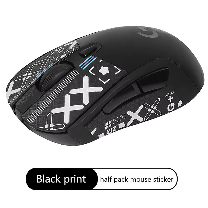SAFENH Mausaufkleber in Eidechsenhaut-Optik für Logitech G403, G603 und G703, schwarz, rutschfest und schweißabsorbierend - Bild 5