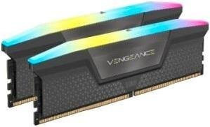 Corsair Vengeance RGB DDR5 RAM Kit 32 GB 2 x 16 GB 6000 MHz CMH32GX5M2E6000Z36 Schwarz Grau Multicolour - Bild 1