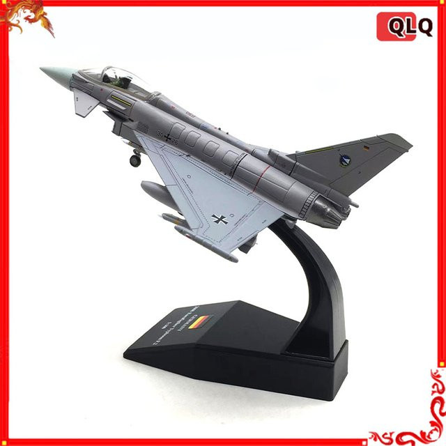 DUTRIEUX Europäischer Typhoon Ef2000, Kampfflugzeug Modell, 1:100, Metall, Grau - Bild 1