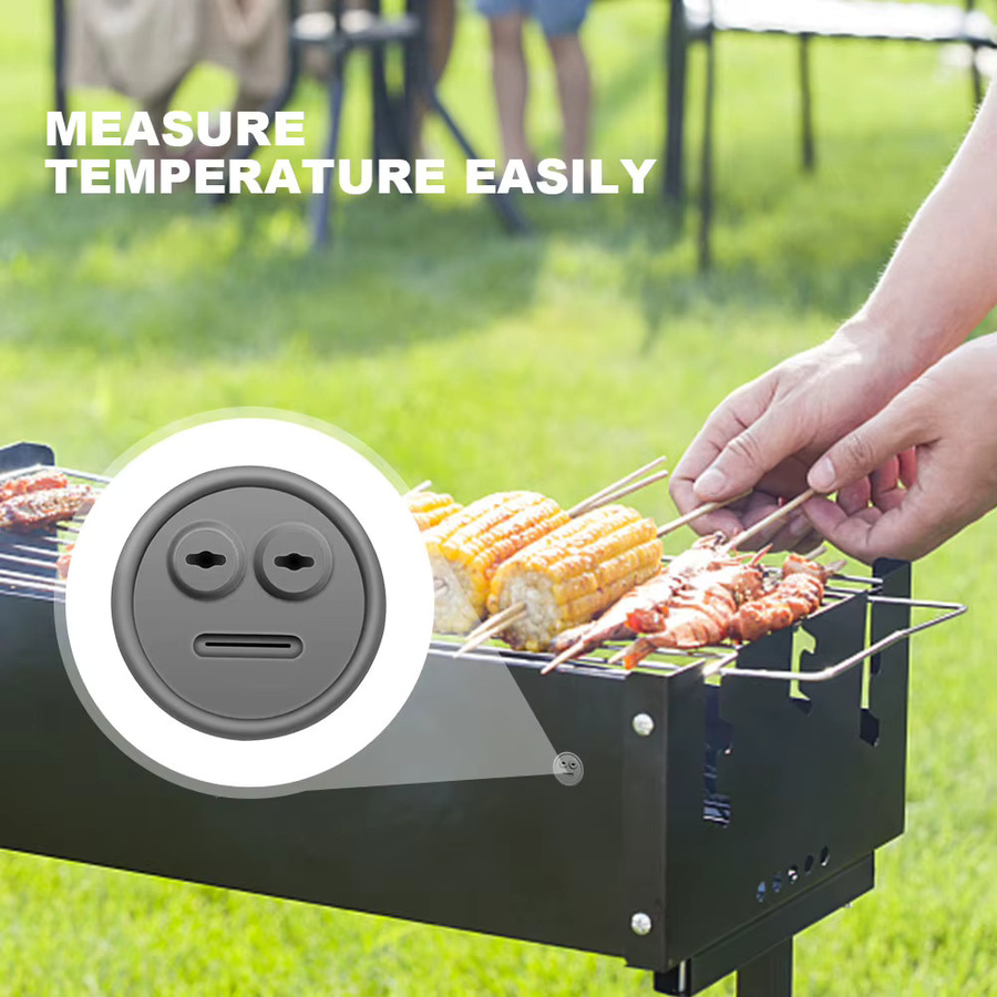 Weber Smokey Grill Zubehör: Hitzebeständige Grillsonden-Dichtung aus lebensmittelechtem Silikon zur Temperaturkontrolle - Bild 6