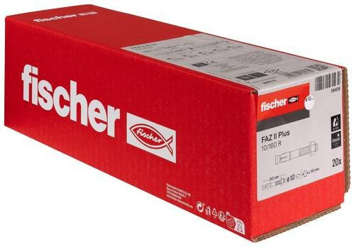 Fischer FAZ II Plus Bolzenanker aus Edelstahl, Durchmesser: 10 mm, Länge: 160 mm, 20 Stück - Bild 1