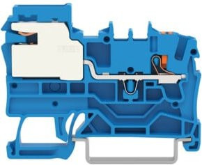WAGO 1-Leiter-N-Trennklemme 2,5 mm Push-in CAGE CLAMP blau 2202-7114 - Bild 1
