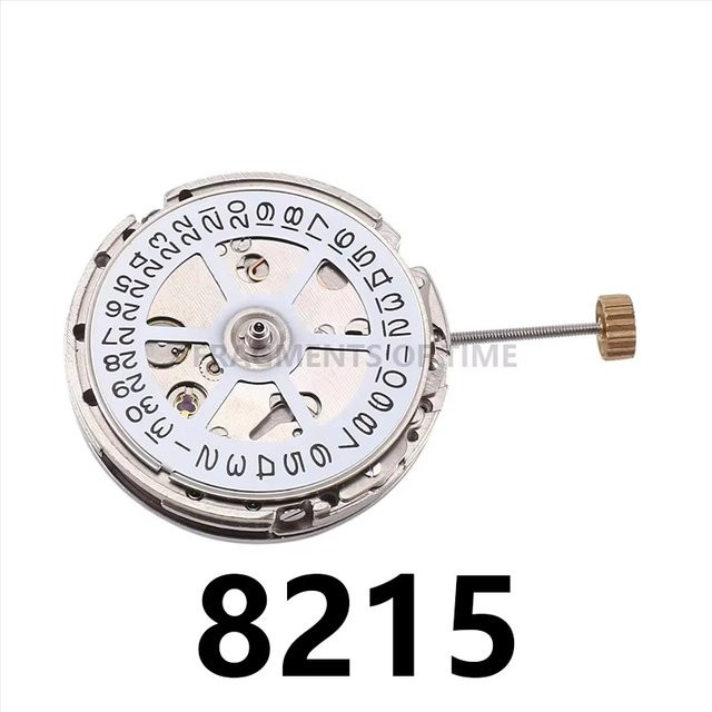 ATEND Uhrenzubehör 8215 Einzelkalender, 3-Uhr-Position, Silber, Unisex - Bild 1