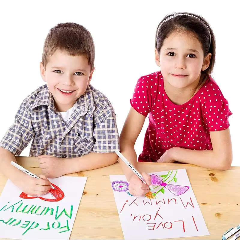 25er-Pack Textmarker in Multicolour mit feiner Spitze und Meißelspitze für Schule und Kunst - Bild 2