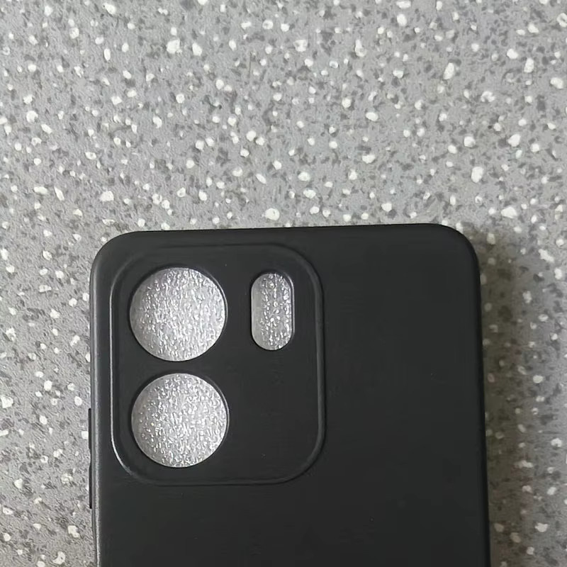 Schutzhülle für OPPO A5X 4G und A5X 5G CPH2733, mattes Silikon in Schwarz - Bild 4