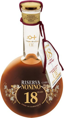 Nonino Ùe Riserva Cabernet, Grappa & Tresterbrand, 18 Jahre Barrique, 0,75 l