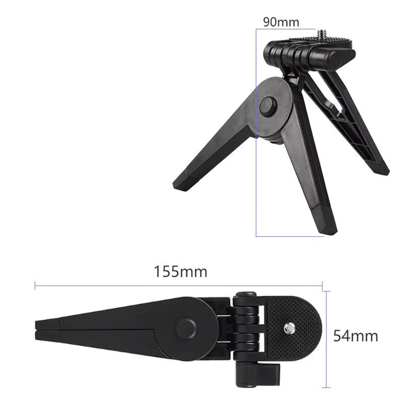 YY30 Universal Tragbares Klappstativ für Kamera, DV, Camcorder und DSLR/SLR in Schwarz - Bild 2