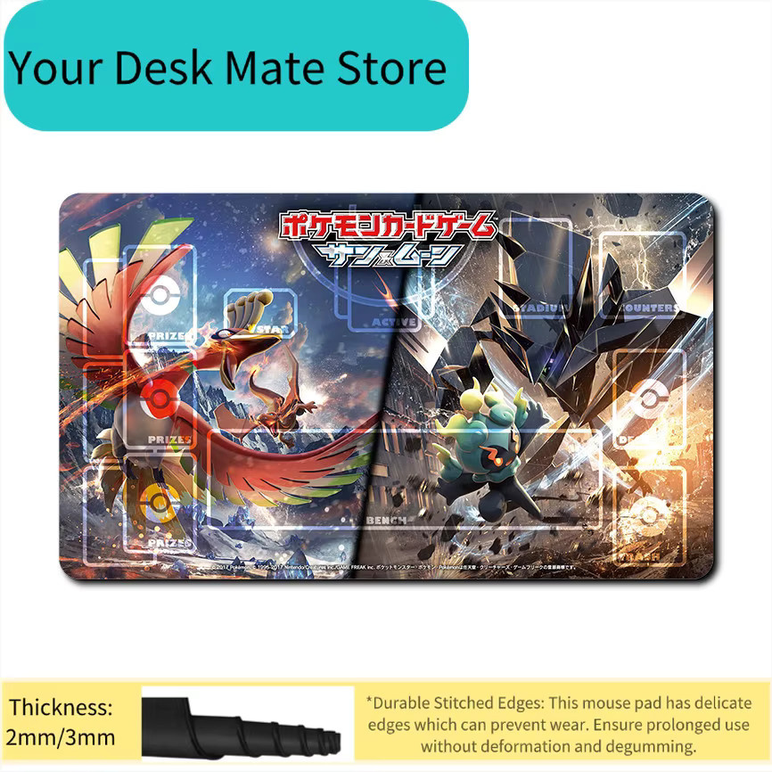 Potdemiel Pokémon Spielmatte, Wasserdichte Schreibtischunterlage, Bunt / Mehrfarbig - Bild 2