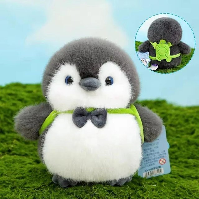 Blauer Pinguin Plüschtier, Stoffpuppe, ab 14 Jahren - Bild 1