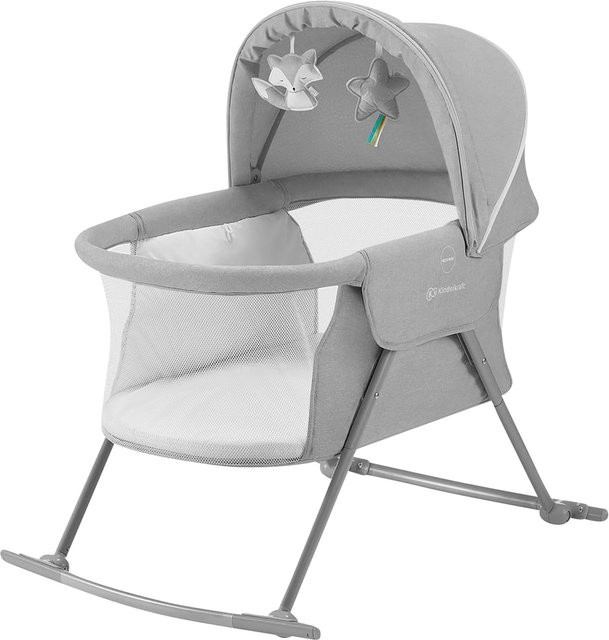 Kinderkraft Babywiege Lovi 3in1 in Grau - Bild 1