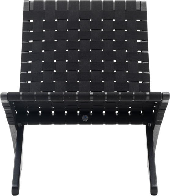Carl Hansen & Søn MG501 Cuba Chair aus Eiche mit schwarzen Baumwollgurten - Bild 1