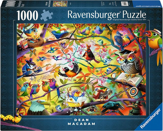 Ravensburger Fleißige Vögelchen, Erwachsenenpuzzle, 1.000 Teile