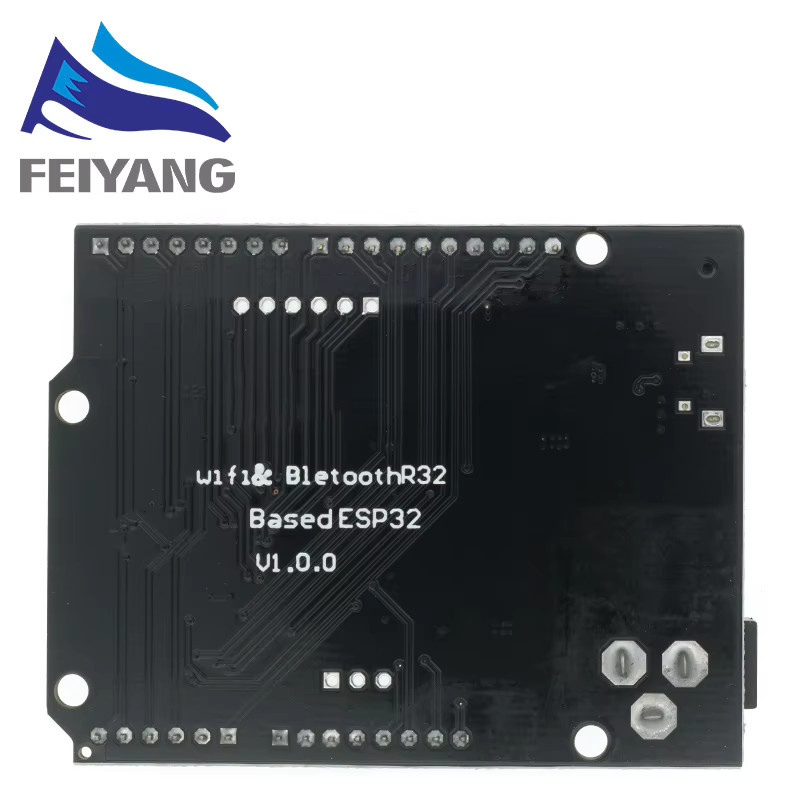 SAMIROB ESP32 Entwicklung Board für Wemos D1 Mini und Arduino UNO R3 mit WiFi und Bluetooth, Schwarz, 4MB Speicher - Bild 2