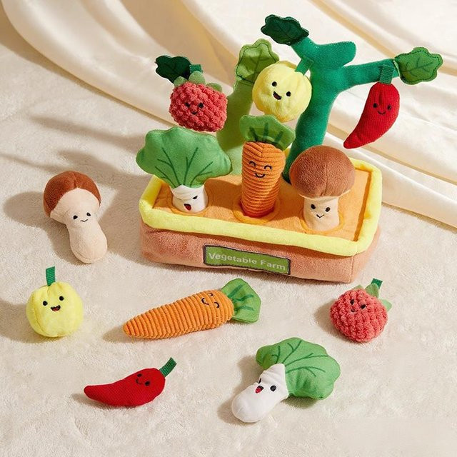 Baby Montessori Simulation Karottenziehen, Plüschtier, ab 0 Jahre - Bild 1