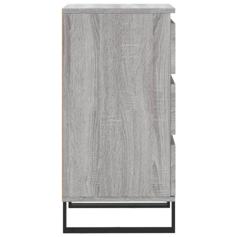 Vidaxl Kommode Modern in Grau aus Holzwerkstoff und Metall, B/T/H: 40 x 35 x 70 cm - Bild 2