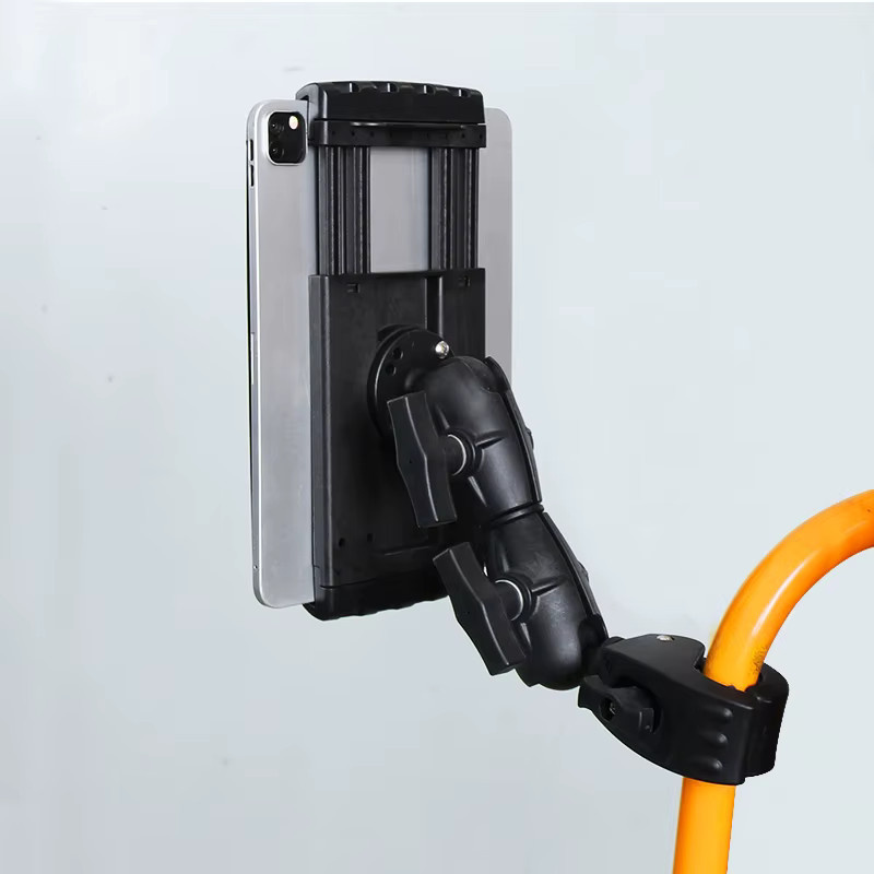 VINmounta Verstellbarer Drehbarer Doppelsockelarm für 1,5 Zoll Kugelsystem in Schwarz, kompatibel mit RAM Mounts, Handyhalterung, Länge: 16 cm - Bild 3