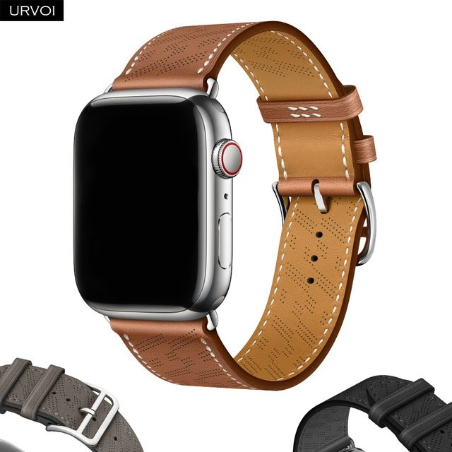 URVOI H Uhrenarmband Leder, Unisex, 49 mm - Bild 1
