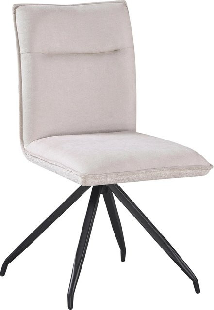 Mömax Stuhl Nova Beige mit Schwenkfunktion für Esszimmer und Home Office - Bild 1