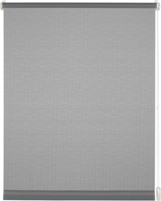 Gardinia EasyFix Rollo Uni in Hellgrau strukturiert, B/H: 90 x 210 cm - Bild 1