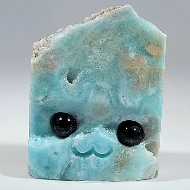 2 Stück handgeschnitzte Stein-Igel-Kristalle von CrystalHola in Mehrfarbig, dekorative Mineralhandwerk-Figuren - Bild 1
