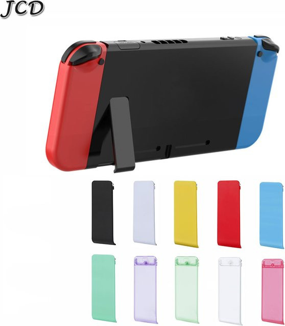 JCD Halterung für Nintendo Switch Konsole zur Rückseite als Stütze aus ABS Material in Weiß und Blau - Bild 1