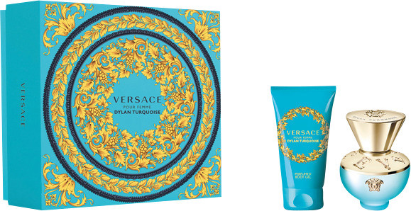 Versace Dylan Turquoise Set, Eau de Toilette, 30 ml, Duschgel, 50 ml, Damen - Bild 1