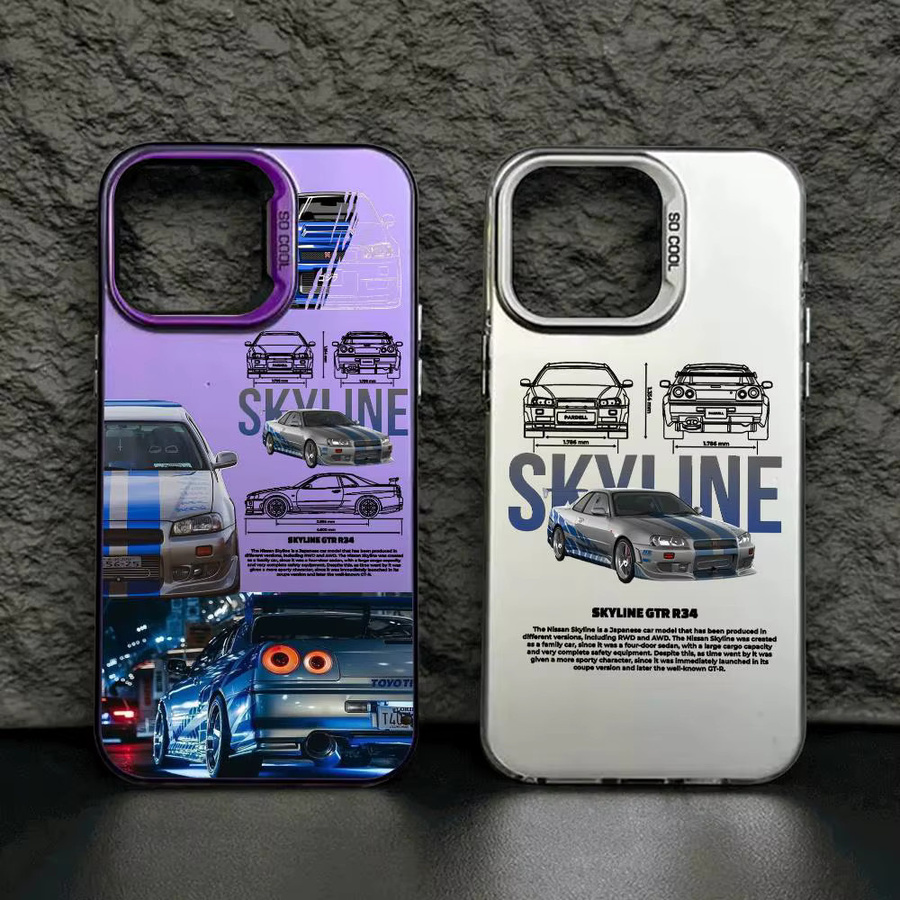 F-Fast And F-Furious R-R34 Schutzhülle für iPhone 11 bis iPhone 17 Pro Max Plus Pro in Multicolour - Bild 2