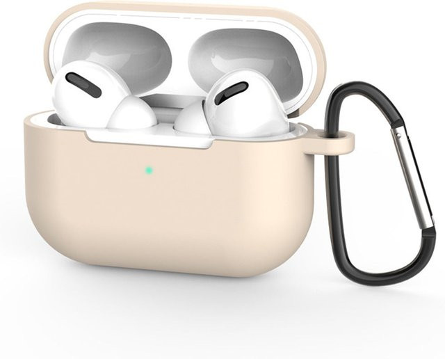 Techsuit Silikonhülle für Apple AirPods Pro 3 in Beige - Bild 1
