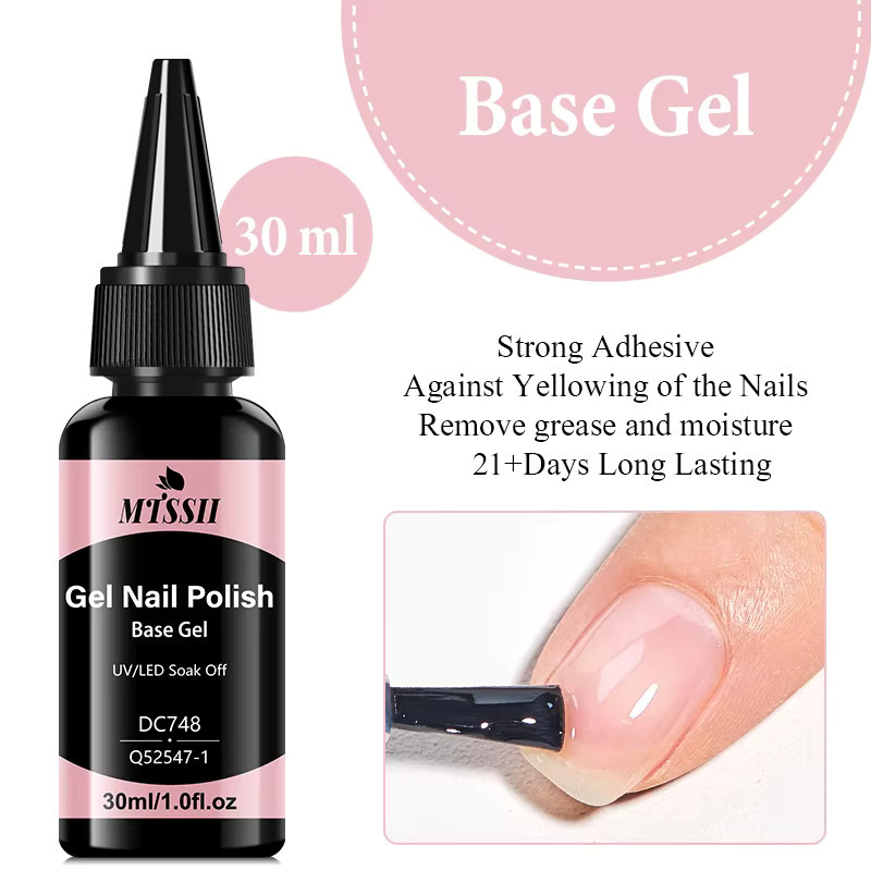 Mtssii Basisgel, 2 Stück, 30 ml, Glänzend, UV-LED-Gel - Bild 2