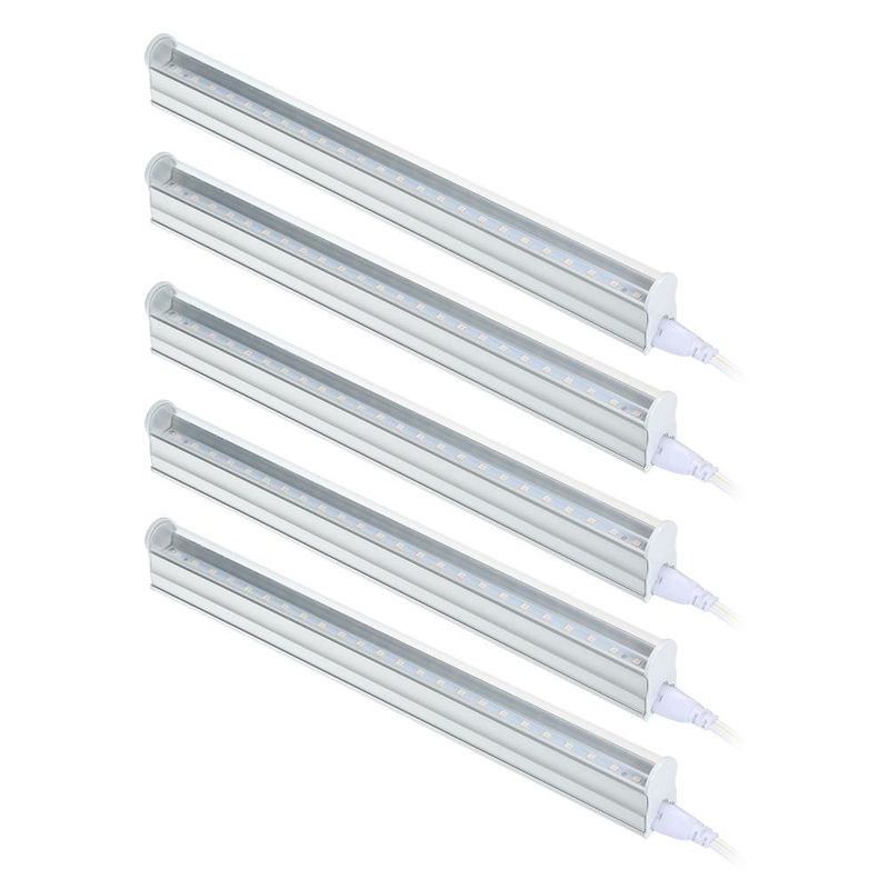 5er-Pack TOMTOP JMS LED-Wachstumslichtstreifen T5-Röhren-LED mit 5 W Hochleistungsleuchte, weiß, ausziehbar für Pflanzen im Garten - Bild 2