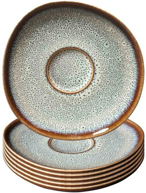 Villeroy & Boch like. Kaffeeuntertassen Lave Beige 6er Set Durchmesser: 15,2 cm - Bild 1